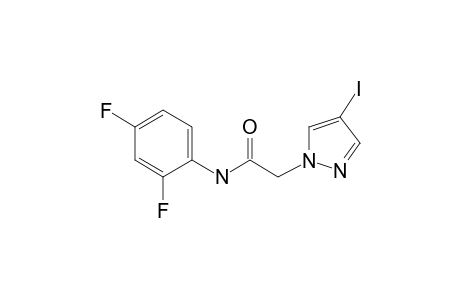 1H-Pyrazole-1-acetamide, N-(2,4-difluorophenyl)-4-iodo-