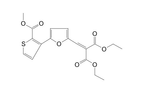 3-[5-(2,2-DICARBOXYVINYL)-2-FURYL]-2-THIOPHENECARBOXYLIC ACID, 5,5-DIETHYL 2-METHYL ESTER