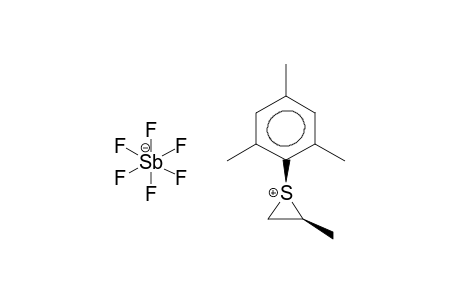 ANTI-S-(2,4,6-TRIMETHYLPHENYL)-EPISULPHONIOPROPYLENEHEXAFLUOROANTIMONATE