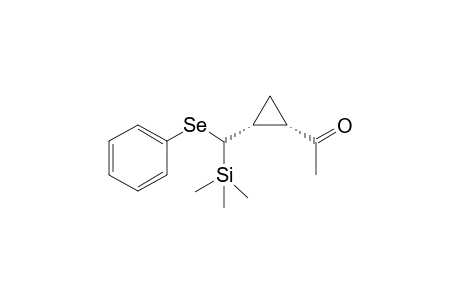 CIS-1-ACETYL-2-(1-(PHENYLSELENO)-1-(TRIMETHYLSILYL)-METHYL)-CYCLOPROPANE