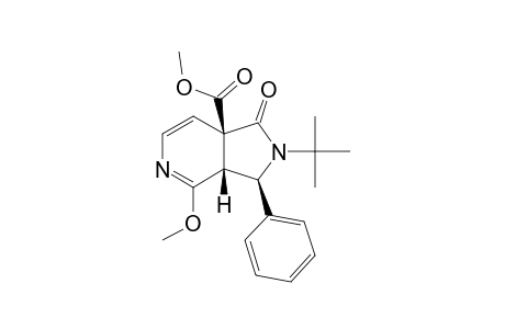 (3R*,3AR*,7AR*)-METHYL-2-TERT.-BUTYL-2,3,3A,7A-TETRAHYDRO-4-METHOXY-1-OXO-3-PHENYL-1H-PYRROLO-[3,4-C]-PYRIDINE-7A-CARBOXYLATE