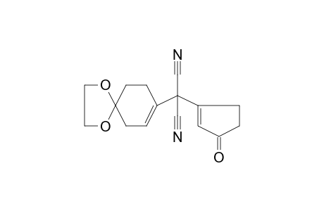 Propanedinitrile, 1-(1-cyclopenten-3-on-1-yl)-1-(1,4-dioxaspiro[4.5]dec-7-en-8-yl)-