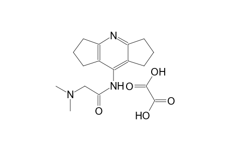 2-(dimethylamino)-N-(1,2,3,5,6,7-hexahydrodicyclopenta[b,e]pyridin-8-yl)acetamide oxalate