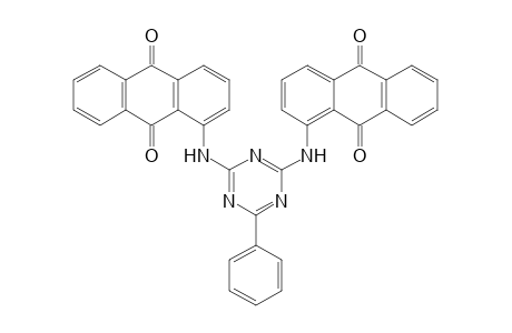 N,N'-(5-phenyl-1,3-triazine)-bis(1-amino-9,10-anthraquinone)