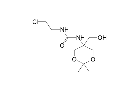 3-(2-chloroethyl)-1-(2,2-dimethyl-5-methylol-1,3-dioxan-5-yl)urea