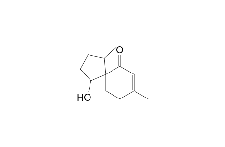 Spiro[4.5]dec-7-en-6-one, 1-hydroxy-4,8-dimethyl-