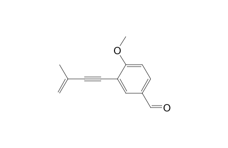 4-Methoxy-3-(3-methylbut-3-en-1-ynyl)benzaldehyde