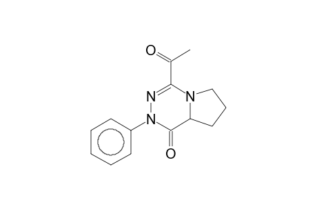 4-Acetyl-2-phenyl-6,7,8,8a-tetrahydro-2H-pyrrolo[1,2-d][1,2,4]triazin-1-one