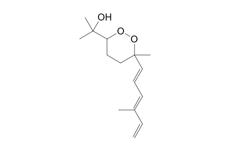 2-[6-methyl-6-[(1E,3E)-4-methylhexa-1,3,5-trienyl]-1,2-dioxan-3-yl]propan-2-ol