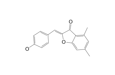 (2E)-2-(4-Hydroxybenzylidene)-4,6-dimethyl-1-benzofuran-3(2H)-one