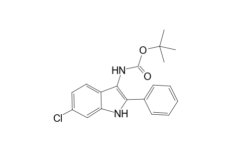 3-(tert-Butoxycarbonylamino)-6-chloro-2-phenylindole