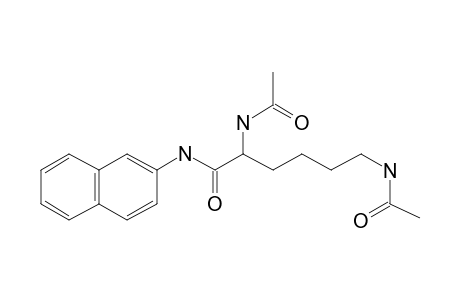 2,6-Diamino-hexanoic acid naphthalen-2-ylamide, N,N'-diacetyl-