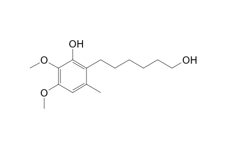 6-(3,4-Dimethoxy-2-hydroxy-6-methylphenyl)hexanol