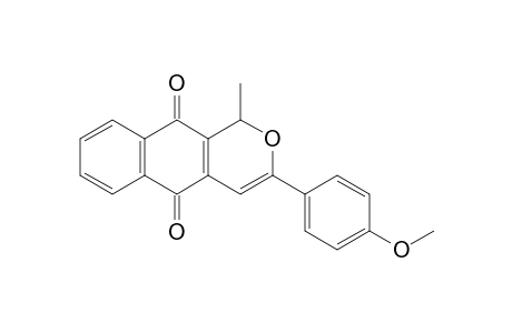 3-(4-methoxyphenyl)-1-methyl-1H-benzo[g]isochromene-5,10-quinone