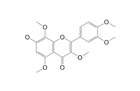 2-(3,4-Dimethoxyphenyl)-3,5,8-trimethoxy-7-oxidanyl-chromen-4-one