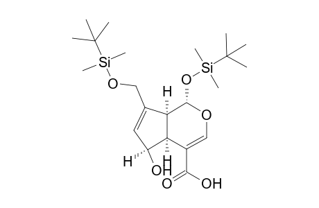 (1S,5S,6S,9S)-1-(t-Butyldimethylsilyloxy)-6-hydroxy-8-[(t-butyldimethylsilyloxy)methyl]-2-oxabicyclo[4.3.0]nona-3,7-diene-4-carboxylic acid