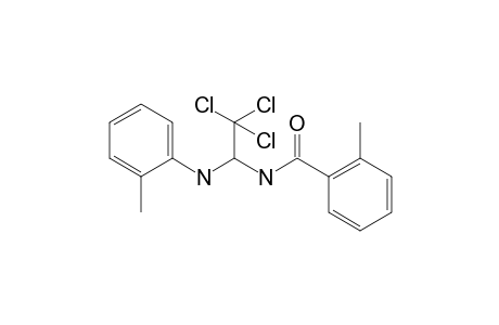 Benzamide, 2-methyl-N-[2,2,2-trichloro-1-[(2-methylphenyl)amino]ethyl]-