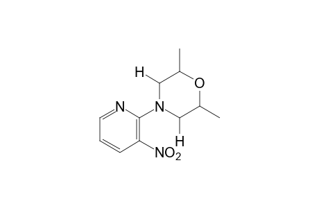 2,6-dimethyl-4-(3-nitro-2-pyridyl)morpholine