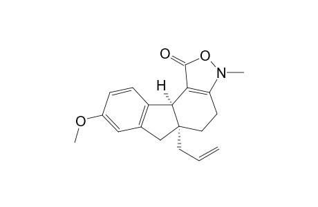 (5aR,10bS)-5a-allyl-8-methoxy-3-methyl-3,4,5,5a,6,10b-hexahydro-1H-fluoreno[3,4-c]isoxazol-1-one