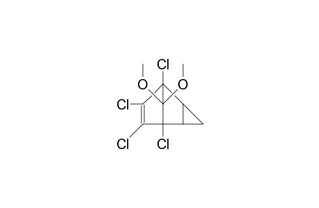 1,5,6,7-Tetrachloro-8,8-dimethoxy-endo-tricyclo(3.2.1.0/2,4/)oct-6-ene