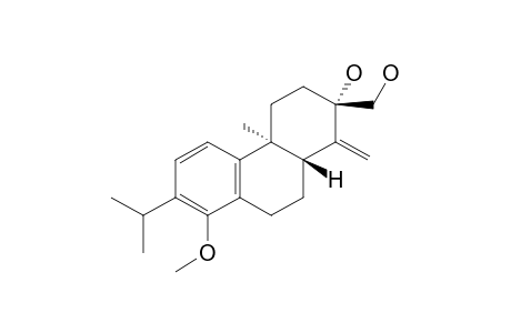 (2S,4aS,10aR)-2-(hydroxymethyl)-7-isopropyl-8-methoxy-4a-methyl-1-methylene-1,2,3,4,4a,9,10,10a-octahydrophenanthren-2-ol