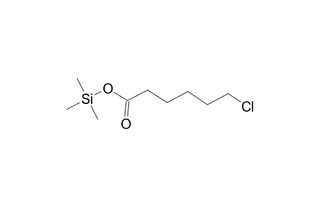 6-Chlorohexanoic acid, tms derivative