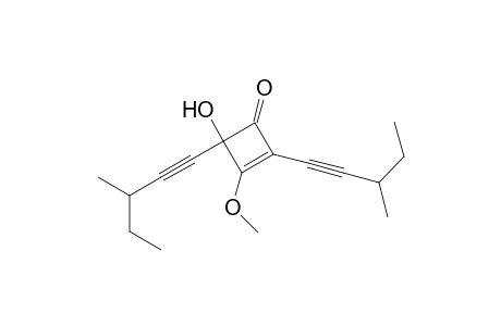 2,4-Bis(3-methyl-1-pentynyl)-4-hydroxy-3-methoxy-2-cyclobuten-1-one