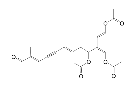 TAXIFOLIAL-B;(1E,6E,10E)-3-[(Z)-ACETOXYMETHYLIDENE]-7,11-DIMETHYL-12-OXODODECA-1,6,10-TRIEN-8-YNE-1,4-DIYL-DIACETATE