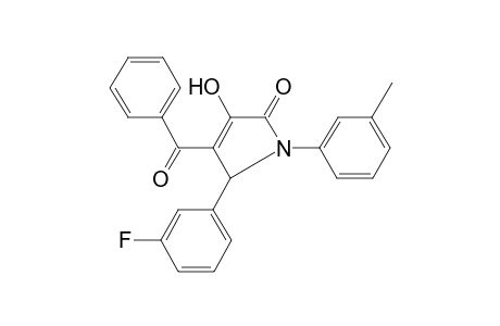 4-Benzoyl-5-(3-fluoro-phenyl)-3-hydroxy-1-m-tolyl-1,5-dihydro-pyrrol-2-one