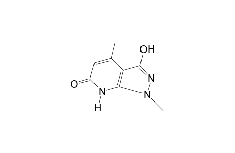 1,4-dimethyl-3-hydroxy-1H-pyrazolo[3,4-b]pyridin-6(7H)-one