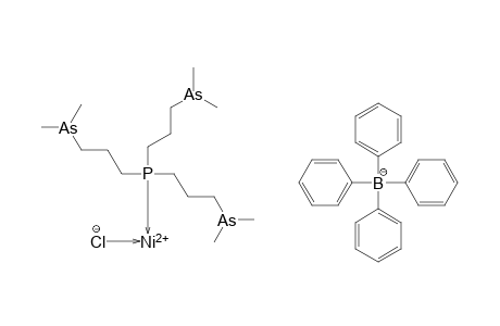 CHLORO{TRIS[3-(DIMETHYLARSINO)PROPYL]PHOSPHINE}NICKEL (II) TETRAPHENYLBORATE