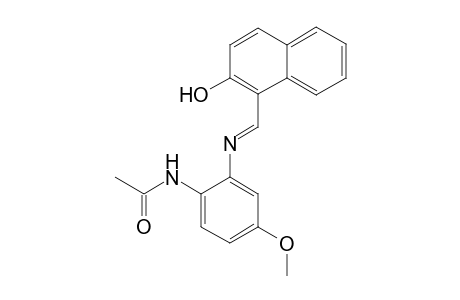 N-[2-(2-Hydroxy-1-naphthylmethyleneamino)-4-methoxyphenyl]acetamide