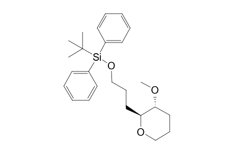 (2S*,3R*)-2-(3-tert-Butyldiphenylsilyloxypropyl)-3-methoxytetrahydropyran