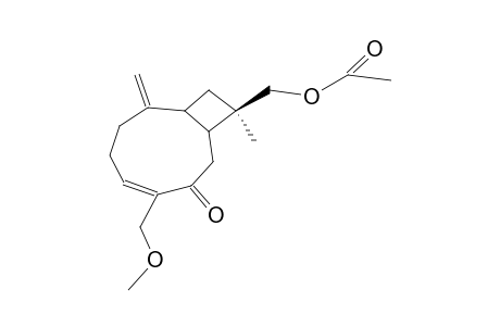 (1S,9R,11S)-14-METHOXY-12-ACETOXYCARYOPHYLLA-2(15),5Z-DIEN-7-ONE