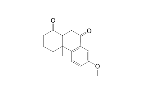 Phenanthrene-1,9-dione, 7-methoxy-4a-methyl-1,2,3,4,4a,9,10,10a-octahydro-