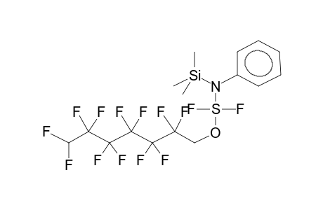 (N-TRIMETHYLSILYL-N-PHENYLAMINO)DIFLUORO(1,1,7-TRIHYDROPERFLUOROHEPTYLOXY)SULPHURANE