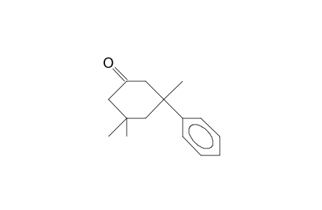 Cyclohexanone, 3,3,5-trimethyl-5-phenyl-