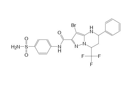 N-[4-(aminosulfonyl)phenyl]-3-bromo-5-phenyl-7-(trifluoromethyl)-4,5,6,7-tetrahydropyrazolo[1,5-a]pyrimidine-2-carboxamide