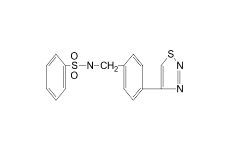 N-[p-(1,2,3-thiadiazol-4-yl)benzyl]benzenesulfonamide