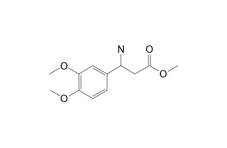 Benzenepropanoic acid, .beta.-amino-3,4-dimethoxy-, methyl ester