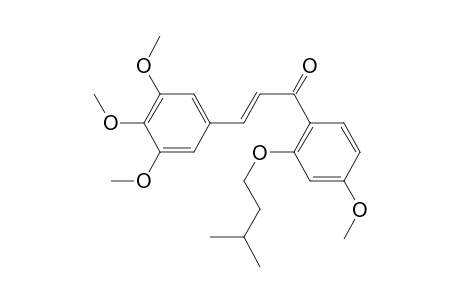 2'-(3-Methylbutyl)oxy-3,4,4',5-tetramethoxychalcone (ISOMER1 )