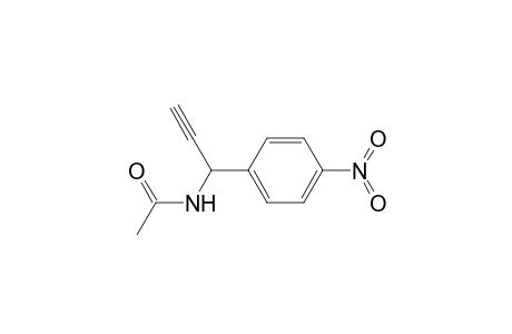 N-[1-(4-nitrophenyl)-2-propynyl]acetamide