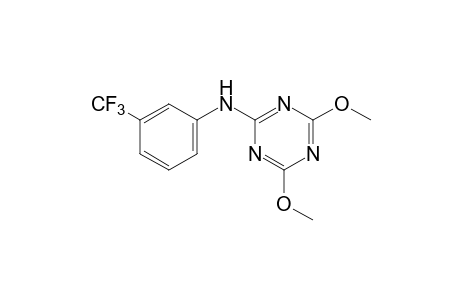 2,4-dimethoxy-6-(a,a,a-trifluoro-m-toluidide)-s-triazine