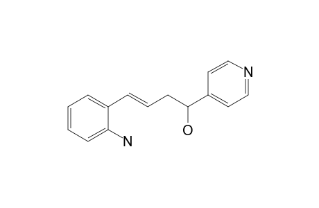 4-(2-Aminophenyl)-1-(4-pyridyl)but-3-en-1-ol