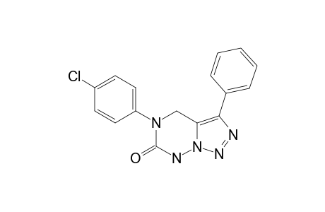 5-p-CHLORO-PHENYL-3-PHENYL-4,5,6,7-TETRAHYDRO-8H-[1,2,3]-TRIAZOLO-[5,1-F]-[1,2,4]-TRIAZIN-6-ONE