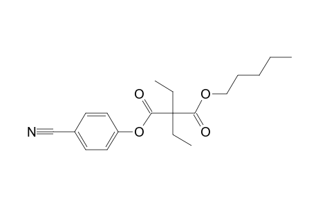 Diethylmalonic acid, 4-cyanophenyl pentyl ester