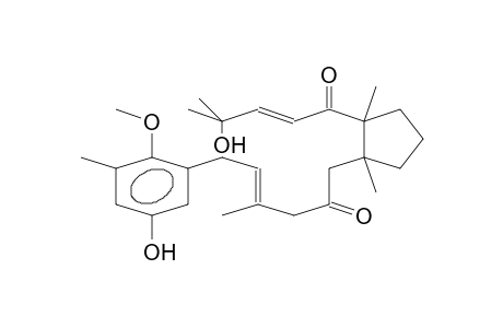 4-HEXEN-2-ONE, 6-(5-HYDROXY-2-METHOXY-3-METHYLPHENYL)-1-[2-(4-HYDROXY-4-METHYL-1-OXO-2-PENTENYL)-1,2-DIMETHYLCYCLOPENTYL]-4-METHYL-