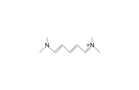 [(2E,4E)-5-dimethylaminopenta-2,4-dienylidene]-dimethylazanium