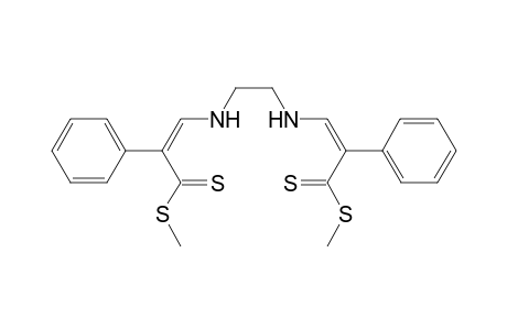 1,2-bis{[(3'-(Methylthio)-2'-phenyl-3'-thioxoprop-1'-enyl]amino}-ethane