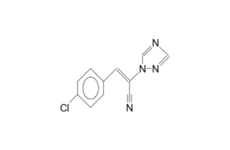 3-cis-(4-Chlorophenyl)-2-(1,2,4-1H-triazol-1-yl)propenonitrile